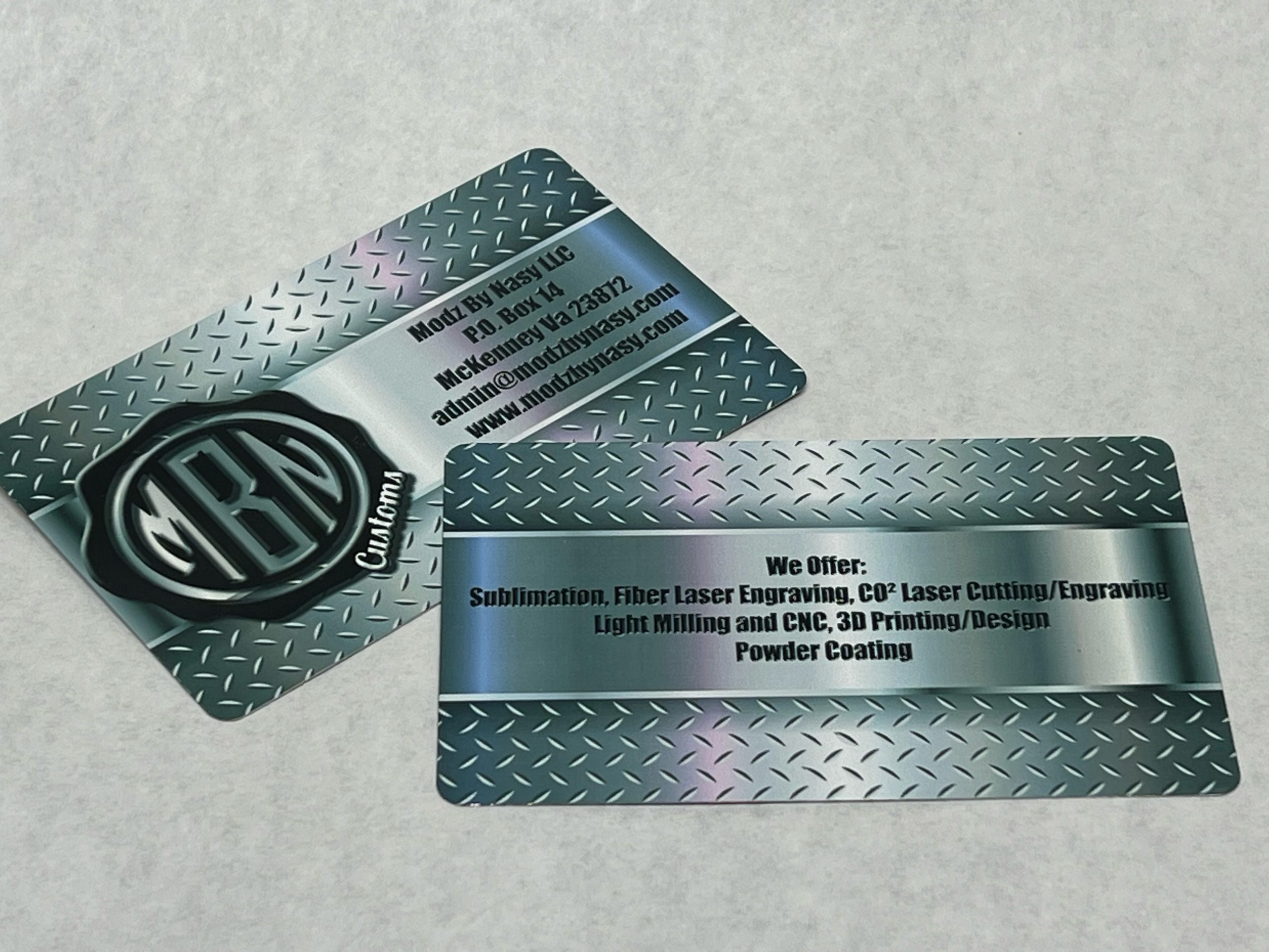 Metal Business Cards (Color)
